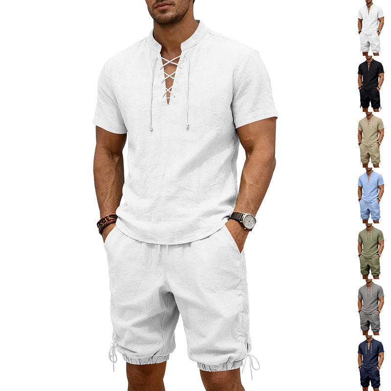 Linen Shirt Breathable - Summer Linen Loose Casual Men's Breathable