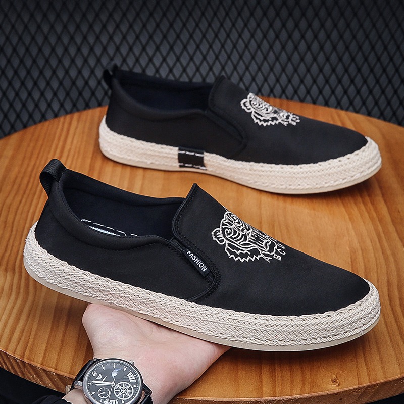 black Breathable shoes for man - Espadrille Slip On avis et prix