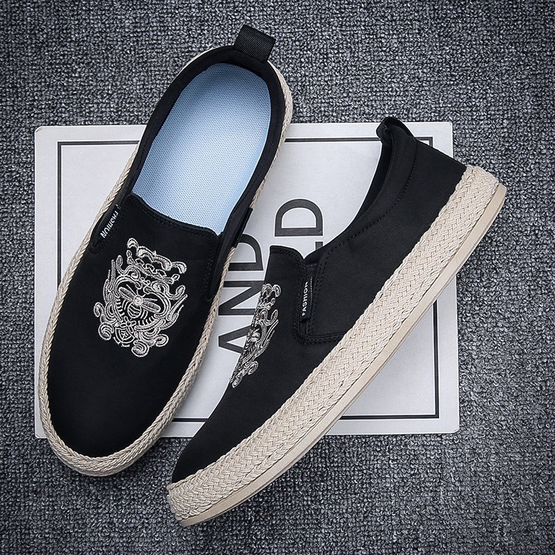 black Breathable shoes for man - Espadrille Slip On avis et prix