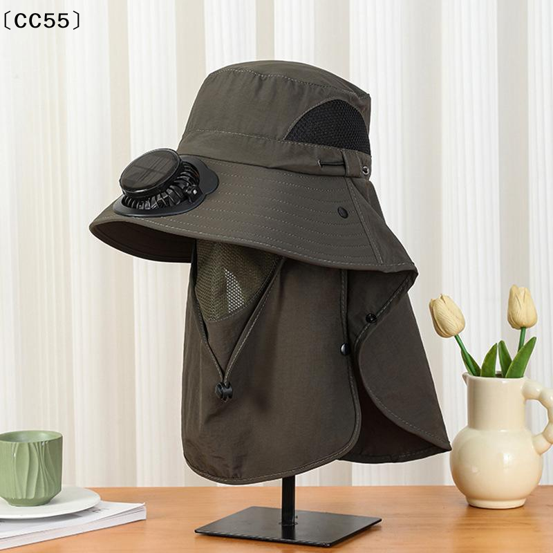 Men Fan Hat With Solar Panel W - Bucket Hat Straw avis et prix