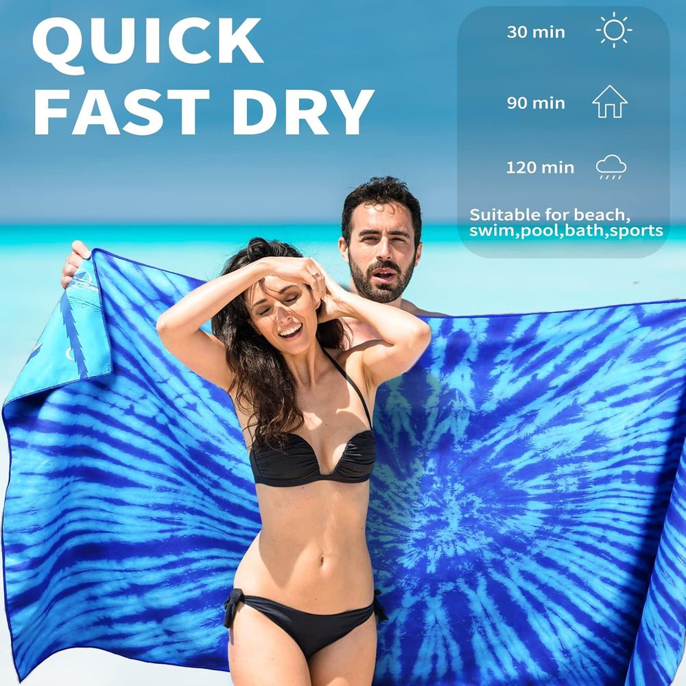 Lightweight Oversized 71x32 Be - Beach Towel Large avis et prix