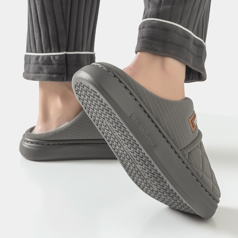 Winter Warm Slipper Women Men  - Flip Flop Leather Men avis et prix