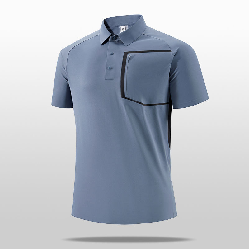 Summer new ice silk POLO shirt - Polo Shirt Pique avis et prix