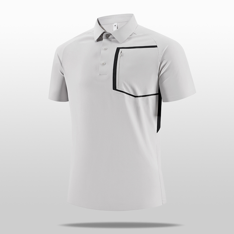 Summer new ice silk POLO shirt - Polo Shirt Pique avis et prix