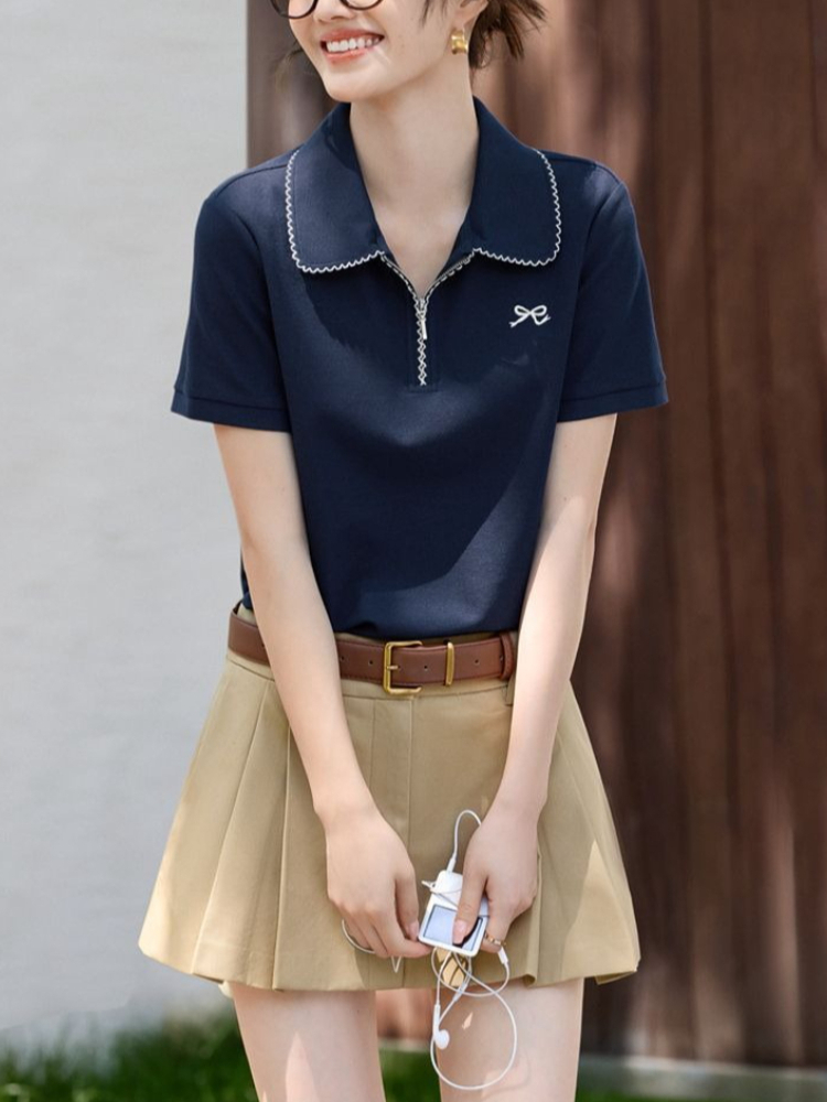Women's Slim Fit Figure Flatte - Polo Shirt Pique avis et prix