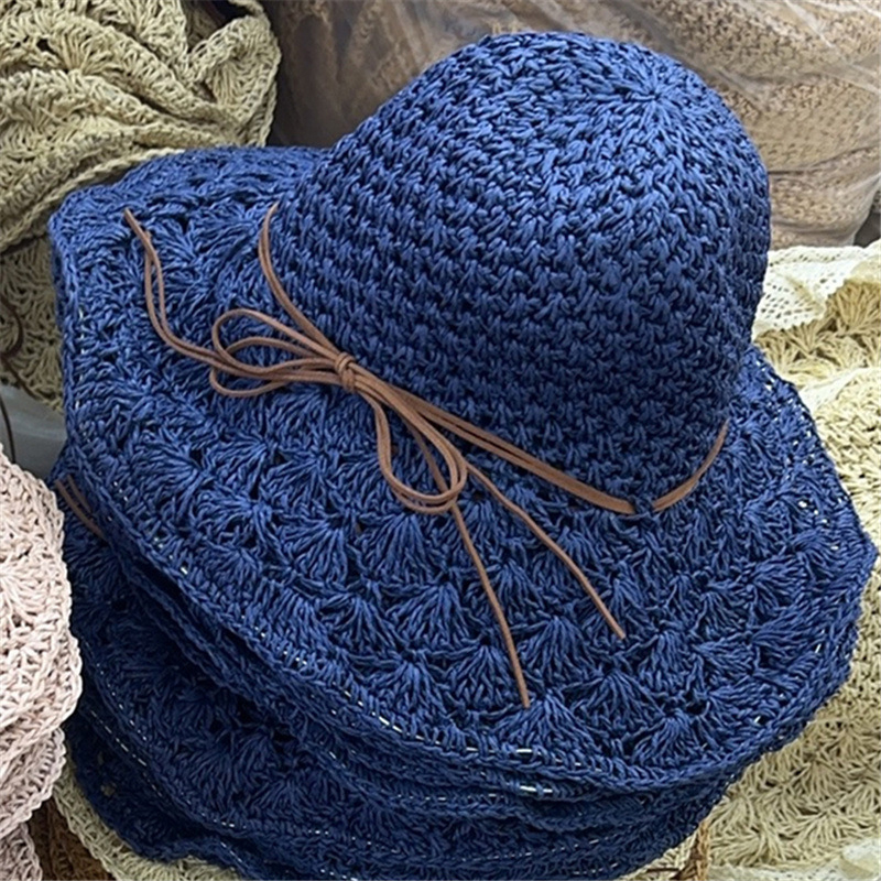 Handwoven Straw Sun Hat – Wome - Bucket Hat Straw avis et prix