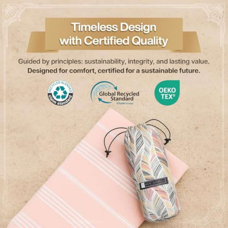 Turkish Beach Towel with Trave - Beach Towel Large avis et prix