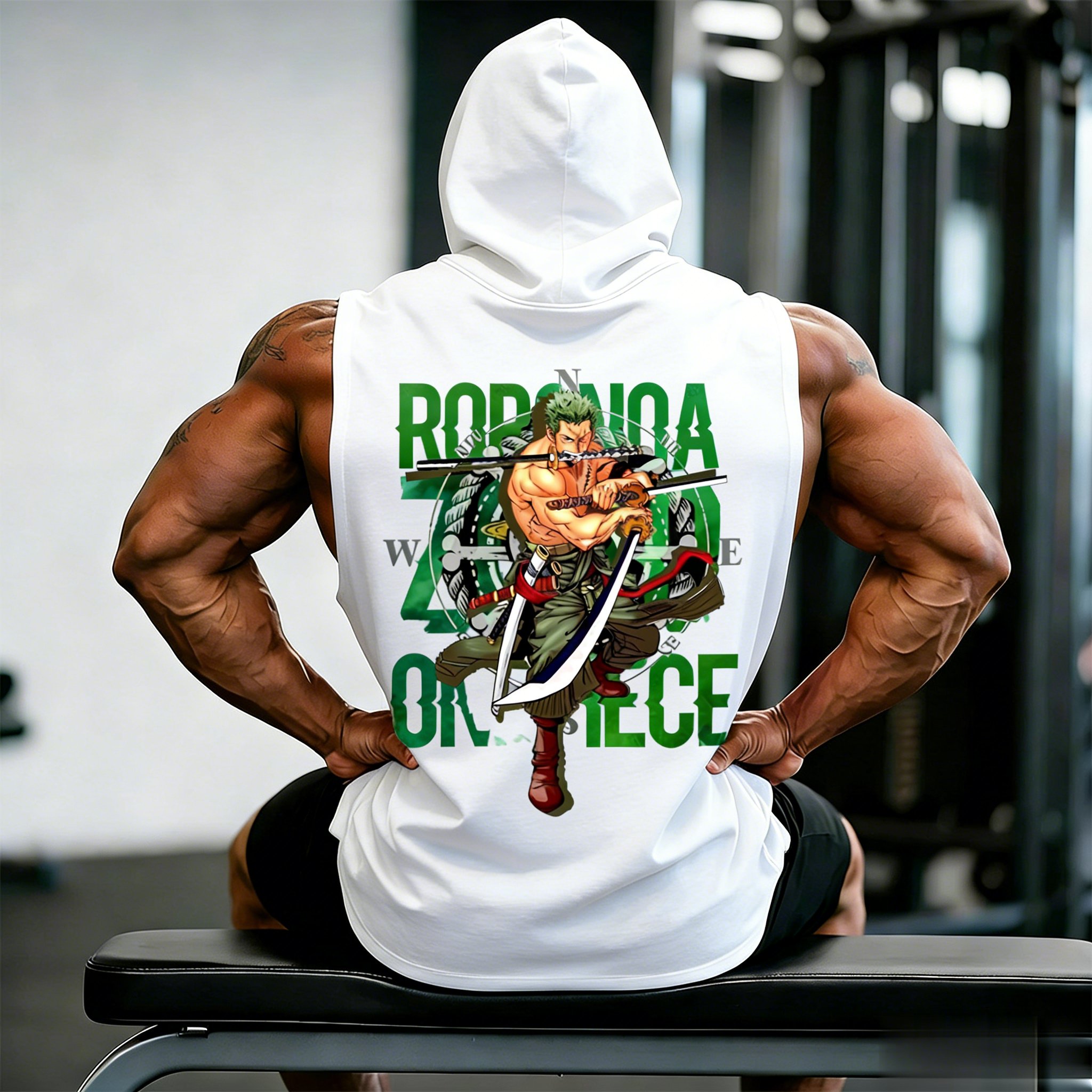 One Piece Zoro Roronoa Anime W - Tank Top Muscle avis et prix