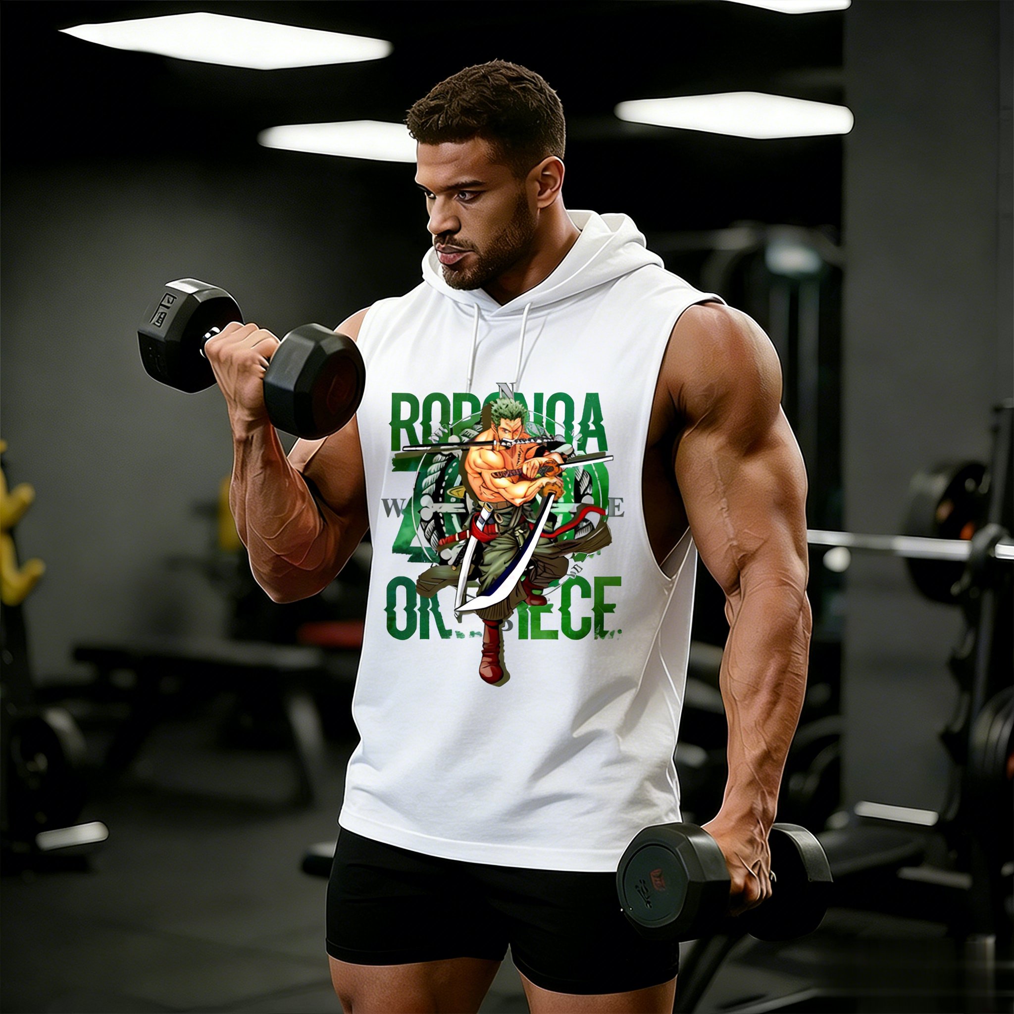 One Piece Zoro Roronoa Anime W - Tank Top Muscle avis et prix
