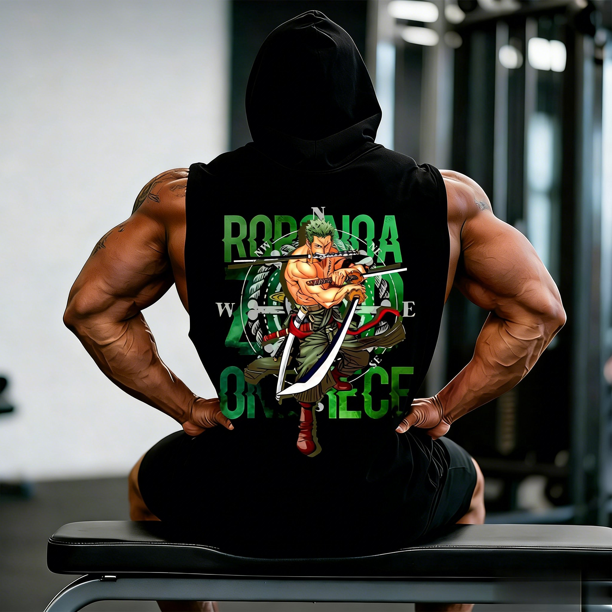 One Piece Zoro Roronoa Anime W - Tank Top Muscle avis et prix