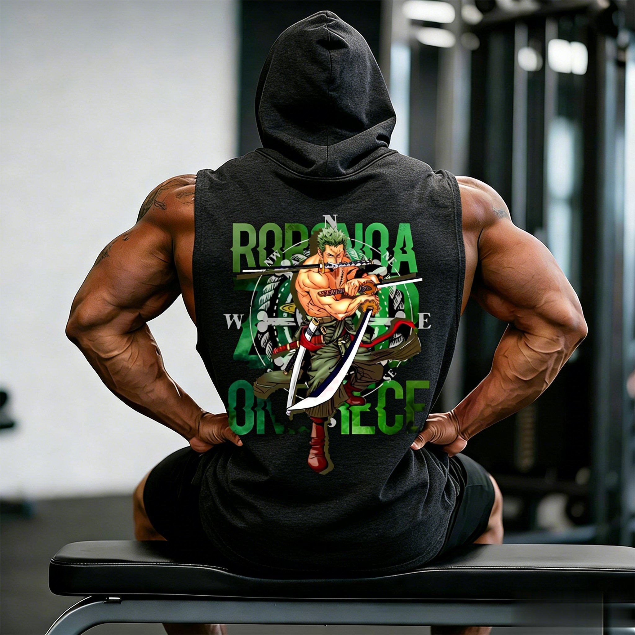 One Piece Zoro Roronoa Anime W - Tank Top Muscle avis et prix