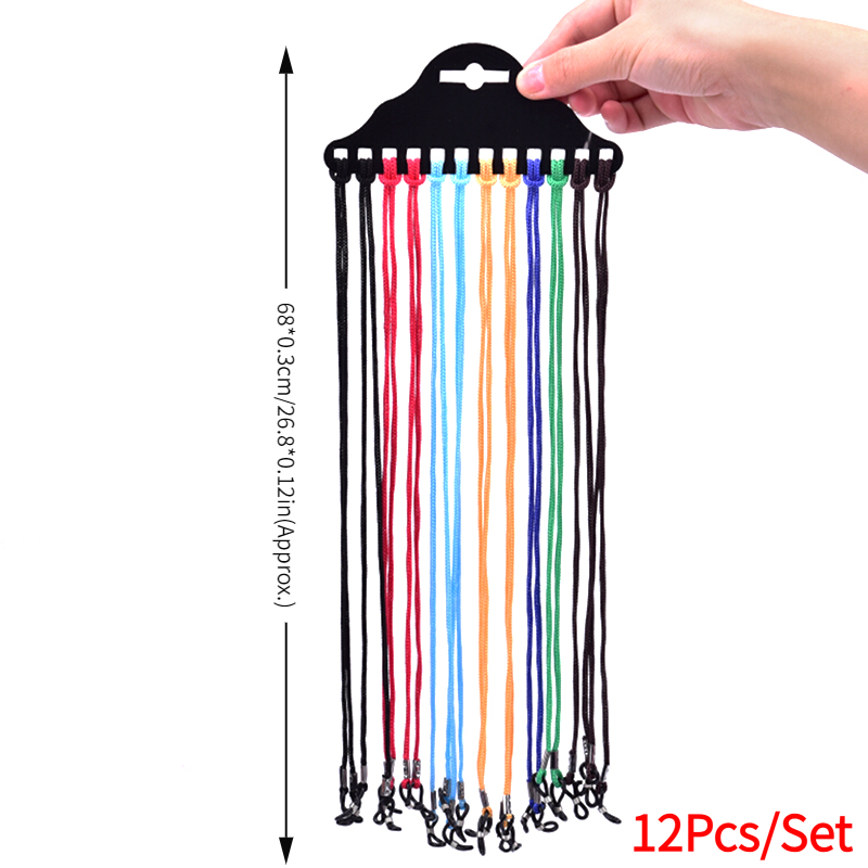12Pcs/Set Nylon Chain Cord Eye - Sunglass Retainer Cord avis et prix