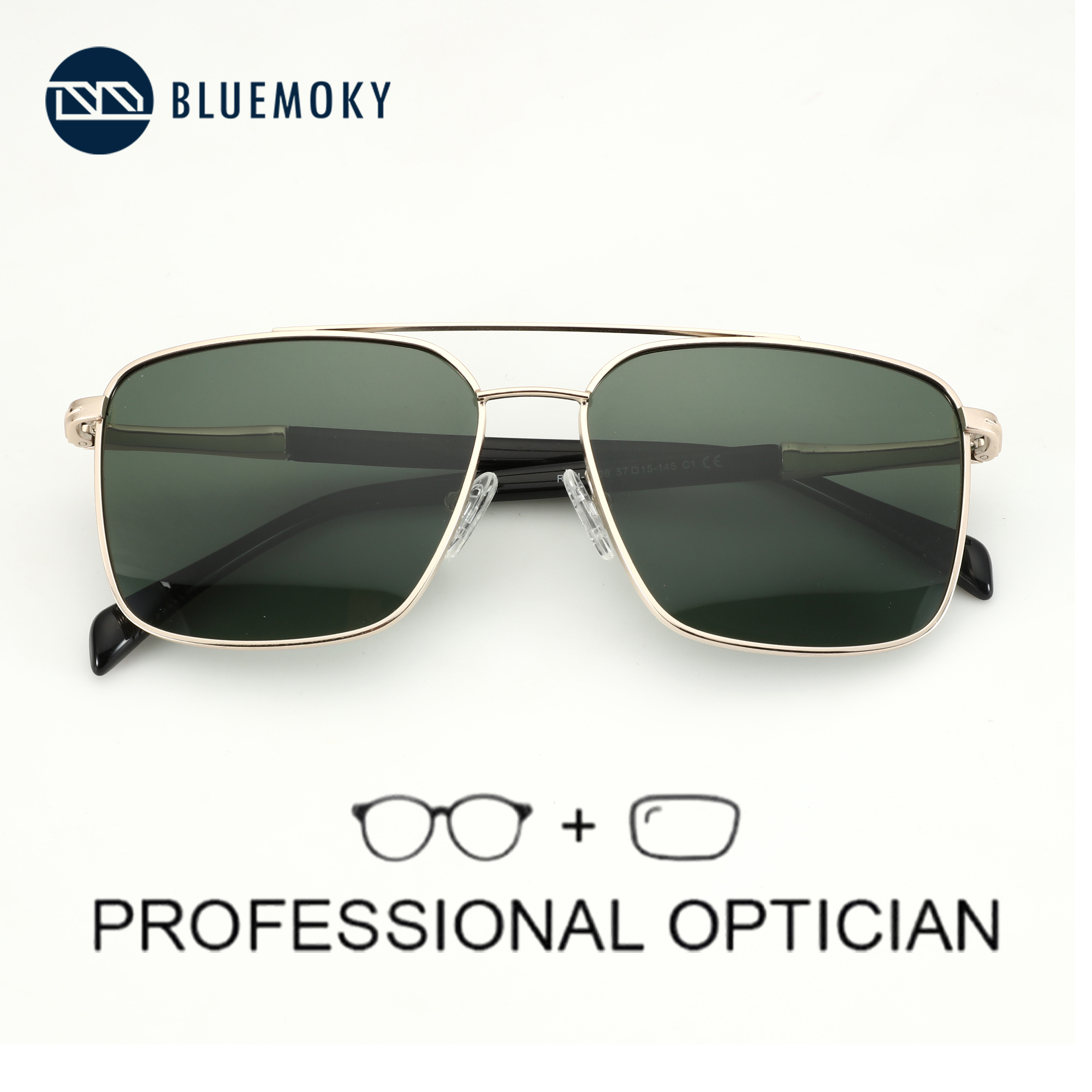 BLUEMOKY L Size Fashion Metal  - Sunglasses Aviator Polarized avis et prix