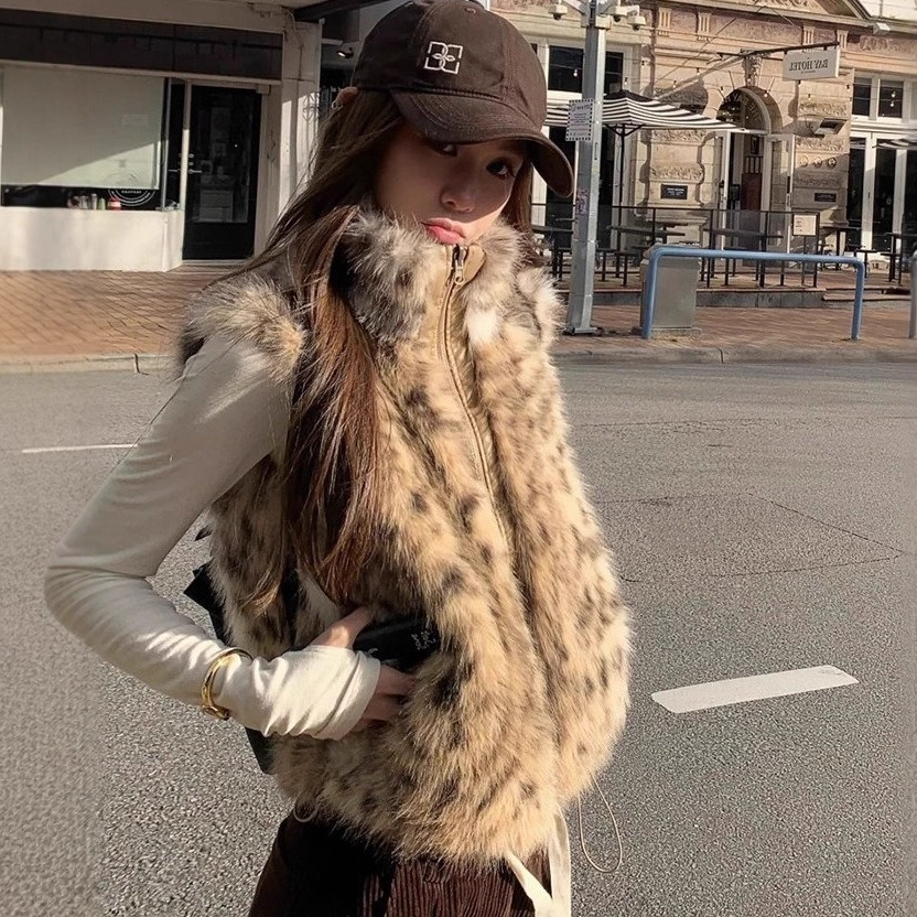 Women Faux Fur Vest Coats Shor - Short Linen Drawstring avis et prix