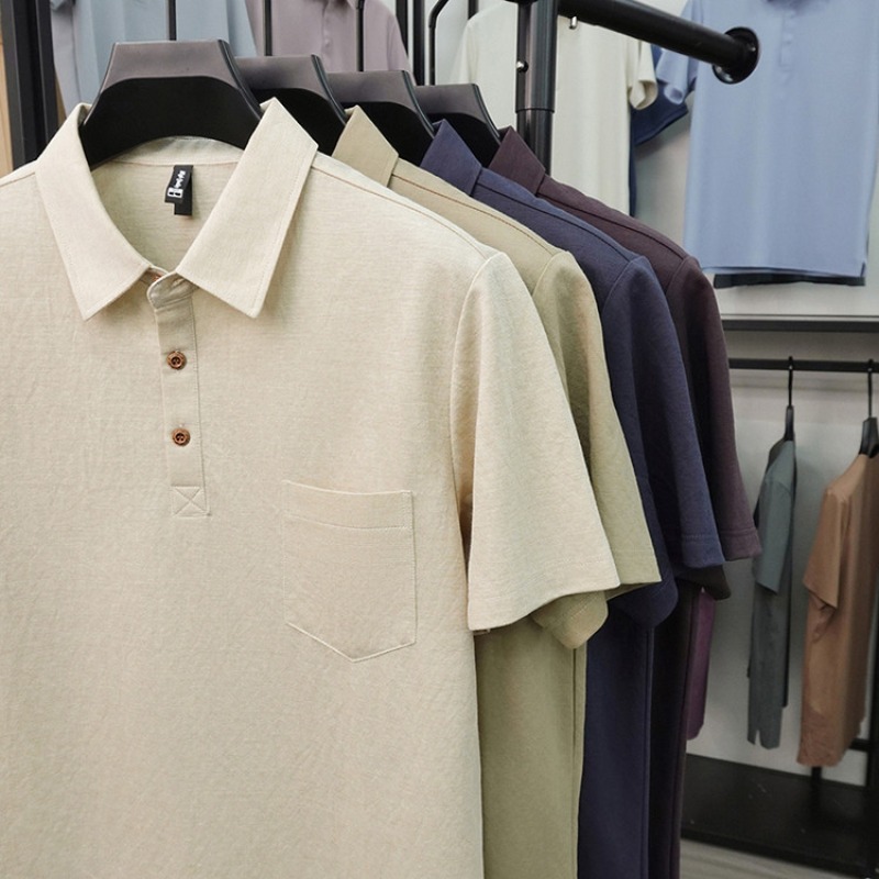 2026 New Men's Short Sleeve Po - Polo Shirt Pique avis et prix
