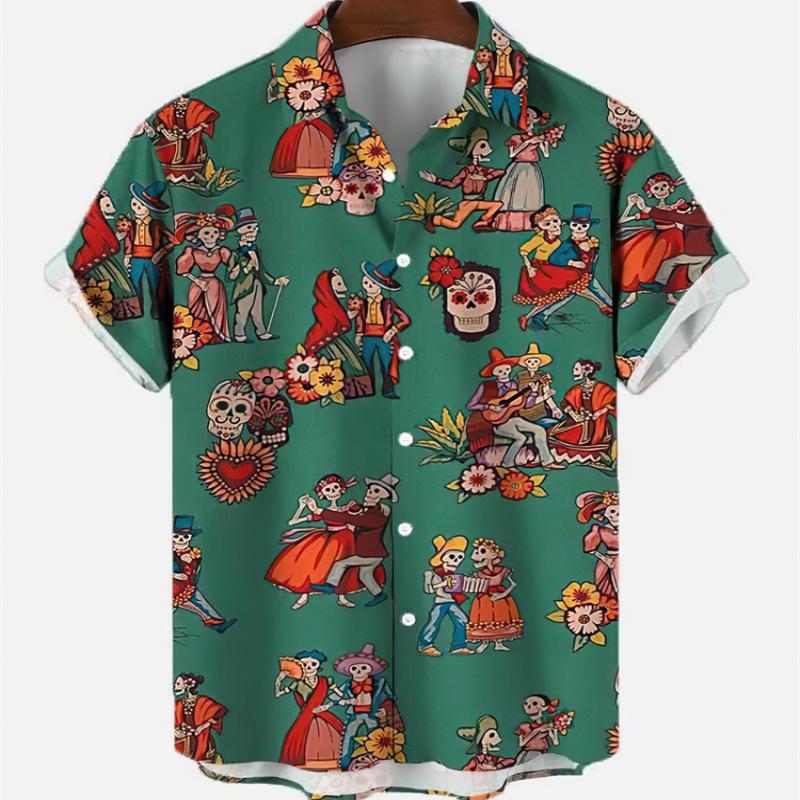 Summer Men's Fashion Casual So - Resort Shirt Floral avis et prix