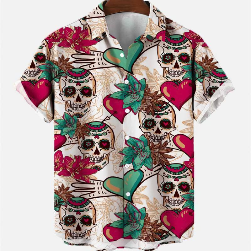 Summer Men's Fashion Casual So - Resort Shirt Floral avis et prix