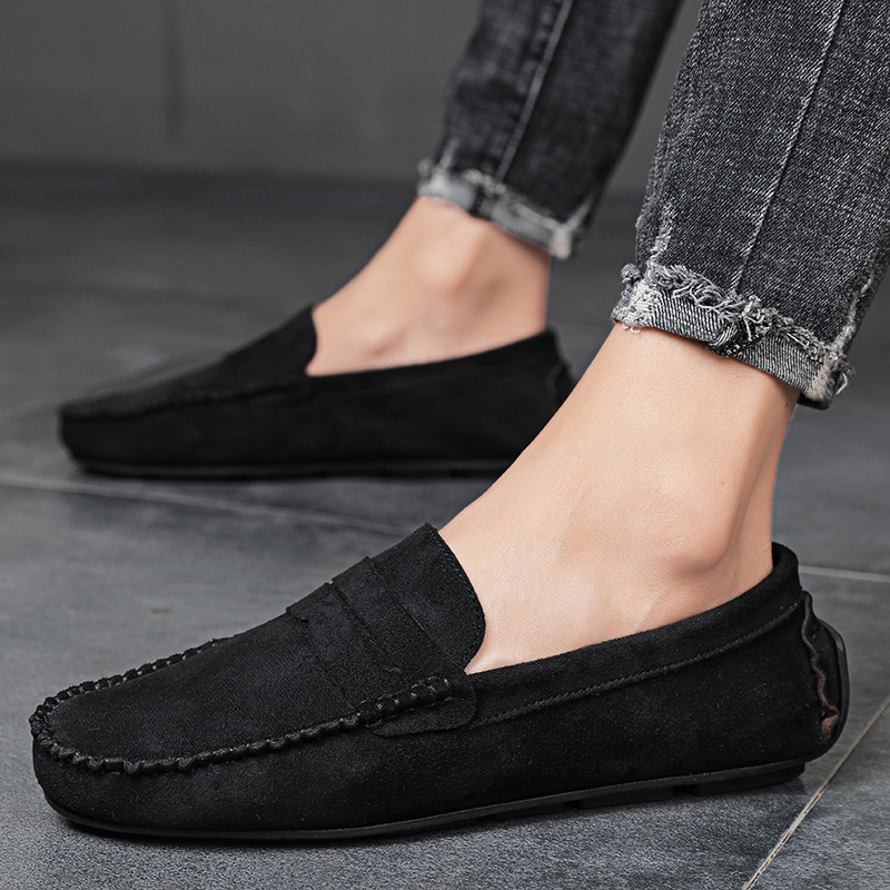 Trend Suede Men Casual Shoes B - Espadrille Slip On avis et prix