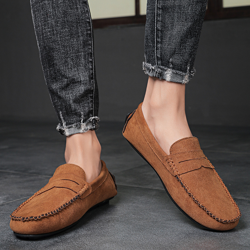 Trend Suede Men Casual Shoes B - Espadrille Slip On avis et prix