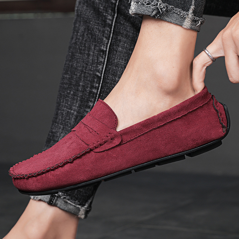 Trend Suede Men Casual Shoes B - Espadrille Slip On avis et prix