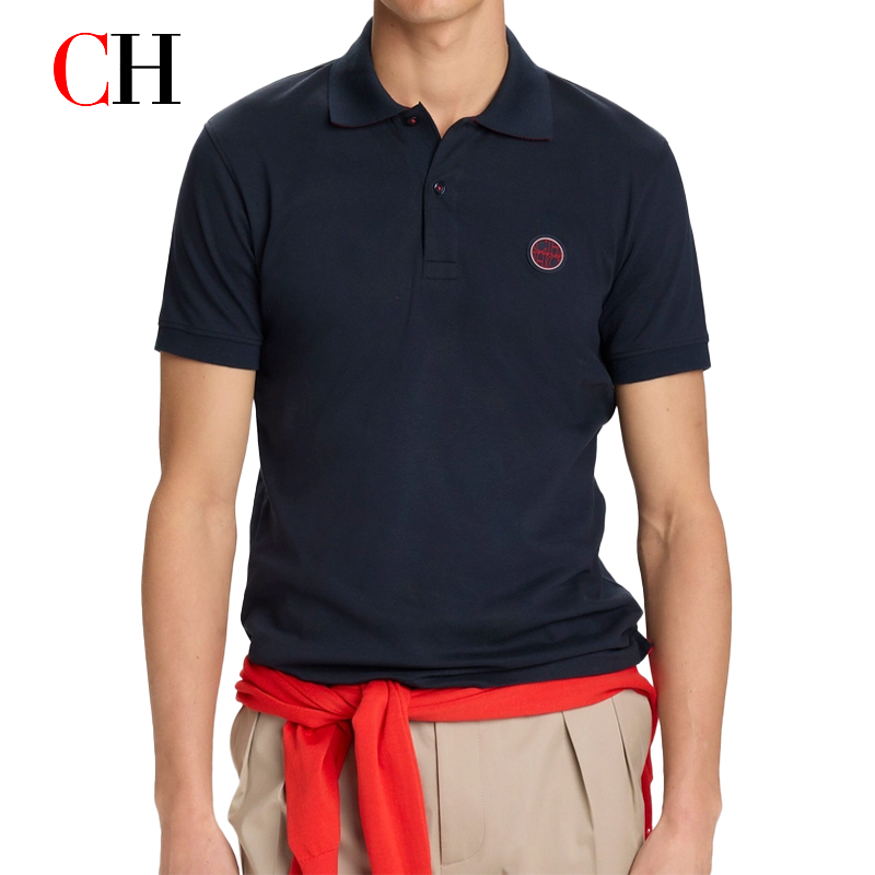 CH Red Accent Circular Rubber  - Polo Shirt Pique avis et prix