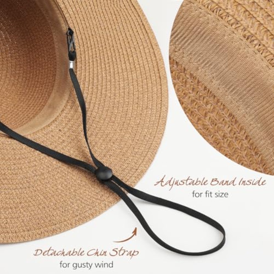 Trifabricy Beach Sun Straw Hat - Packable Hat Nylon avis et prix