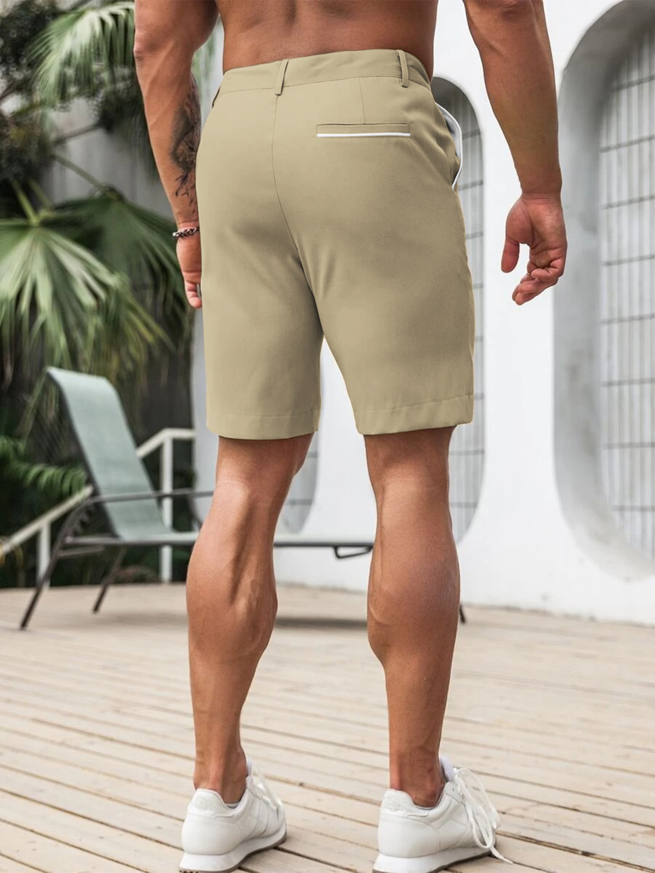 Men Fashion Slim Fit Chino Sho - Shorts Chino Slim avis et prix