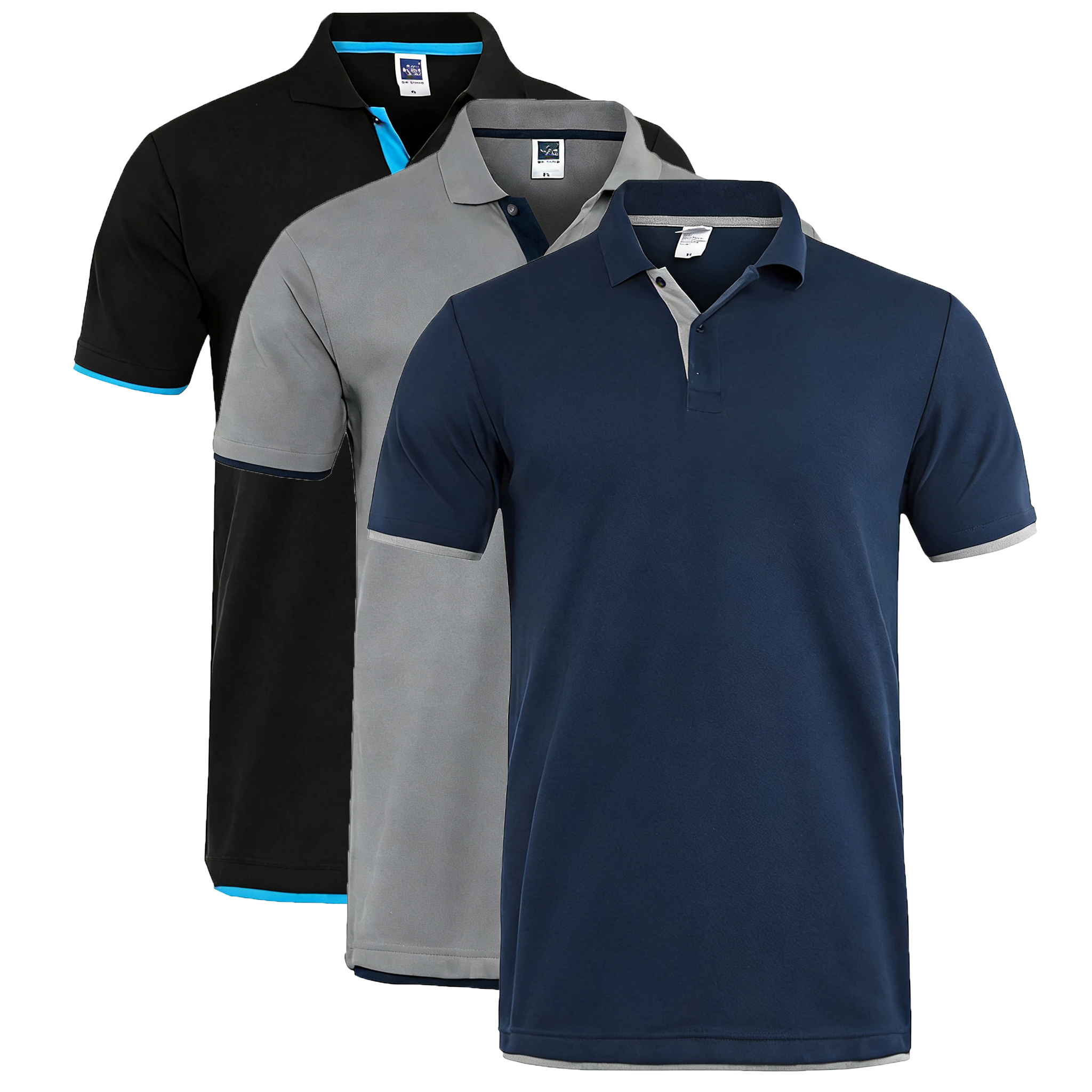 95% Cotton T Shirt Men Summer  - Polo Shirt Pique avis et prix