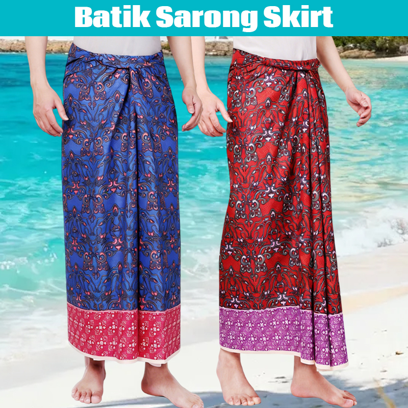 Batik Print Beach Sarong Wrap  - Sarong Men Wrap avis et prix