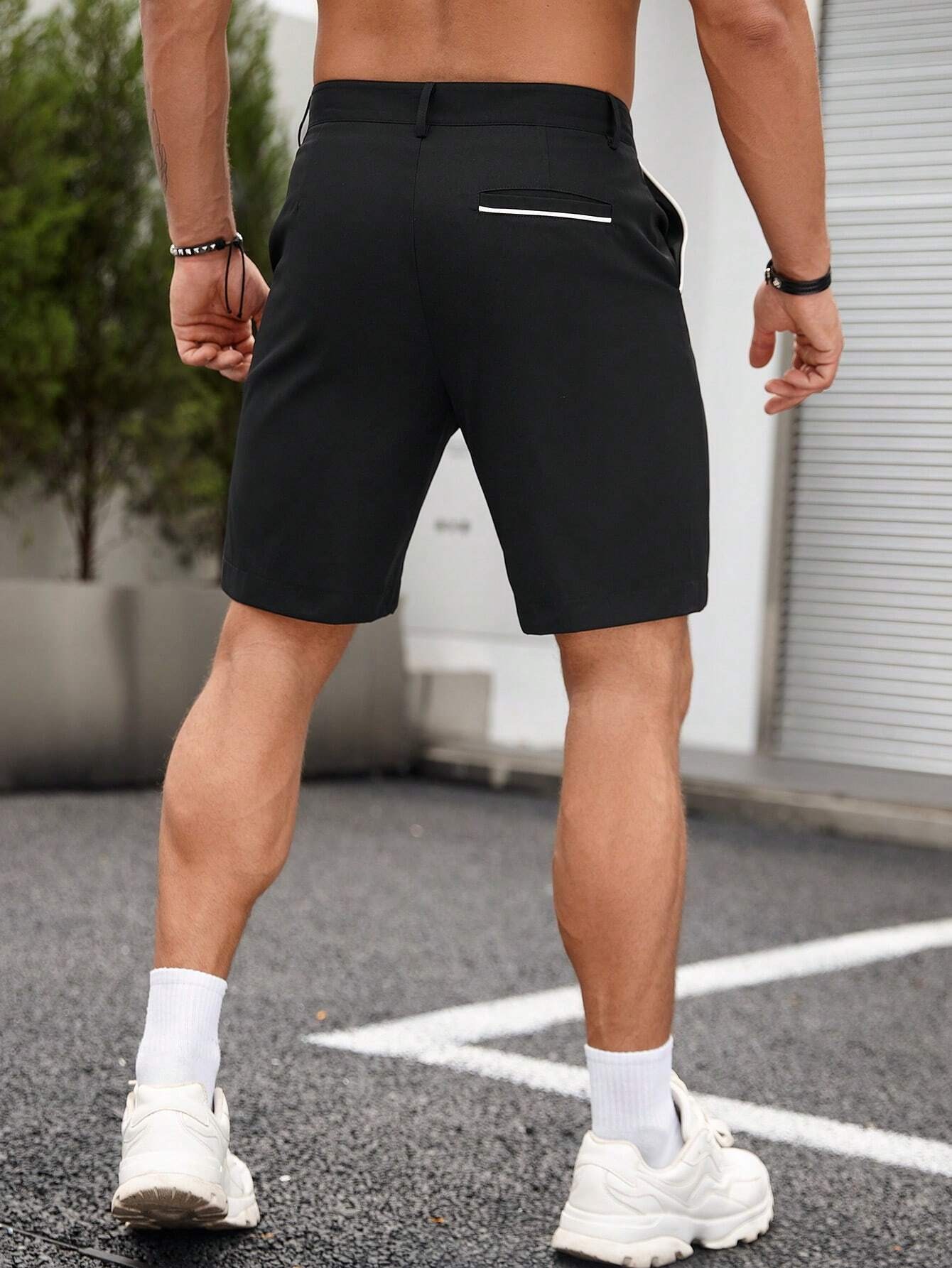 Men's Business Casual Chino Sh - Shorts Chino Slim avis et prix