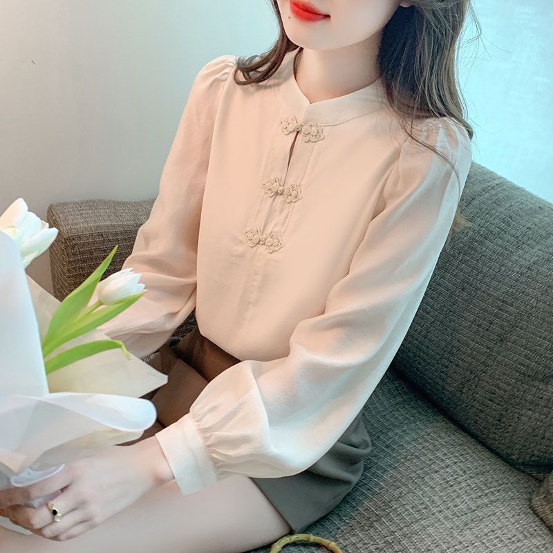 New Chinese Style Stand Up Col - Shirt Camp Collar avis et prix