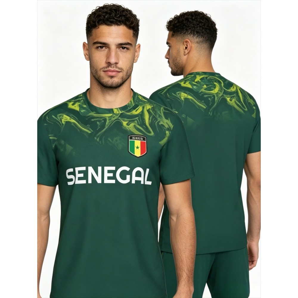 2026 New Summer Senegal Flag G - Tee Graphic Print avis et prix