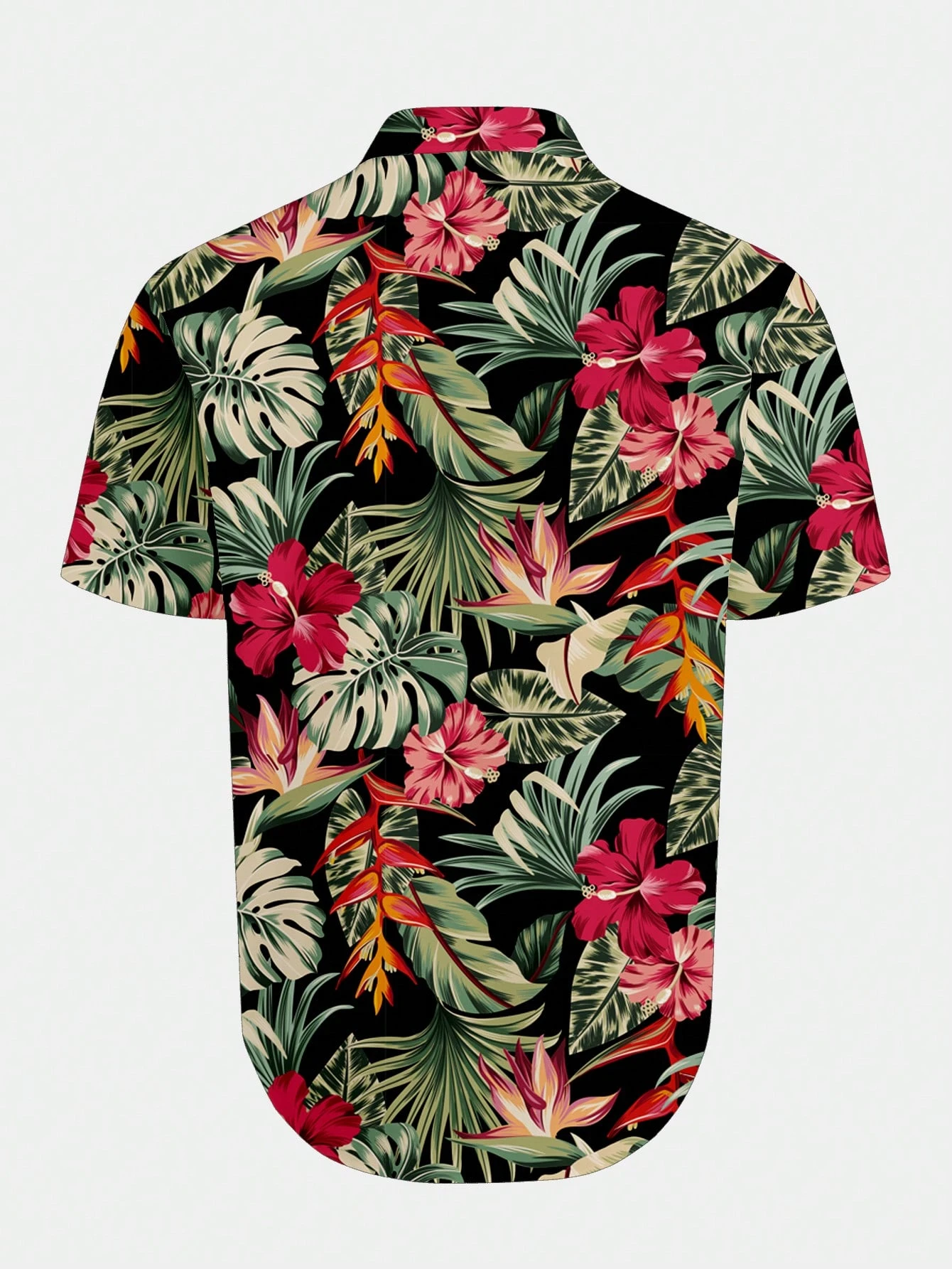 Casual Hawaiian Shirt Men Trop - Resort Shirt Floral avis et prix