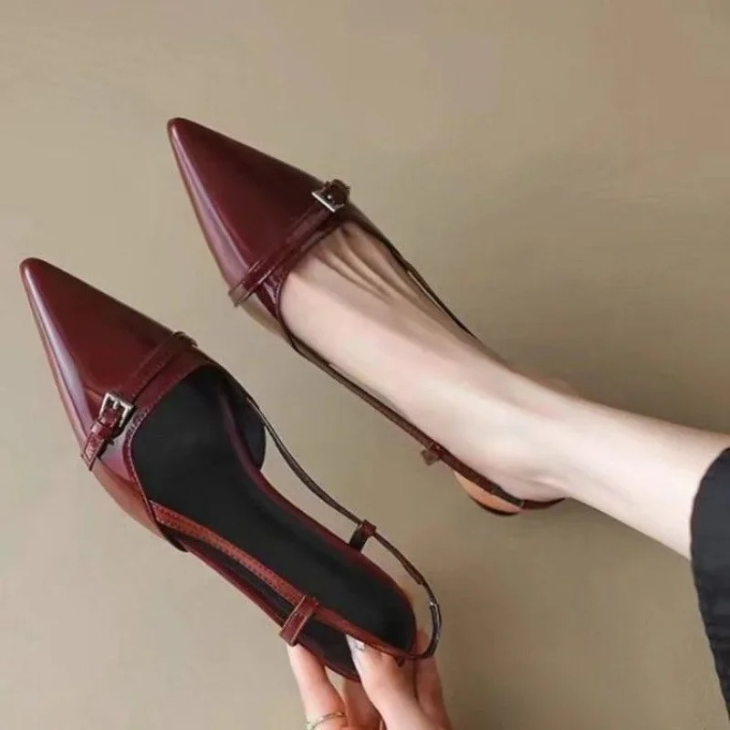 Women Sandals Fashion Pointed  - Casual Sandal Leather avis et prix
