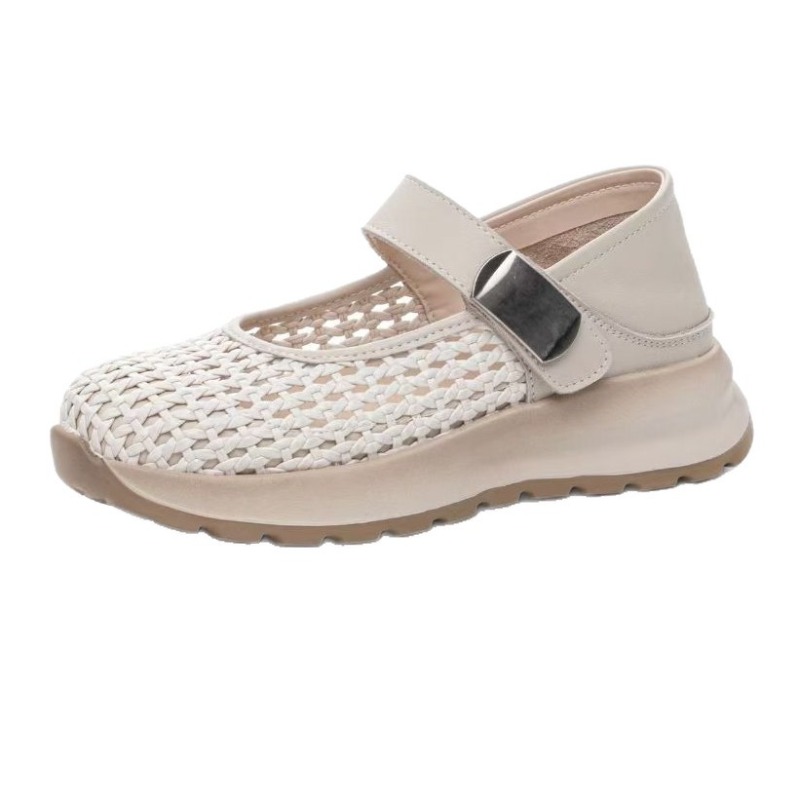 Women's Genuine Leather Braide - Espadrille Slip On avis et prix