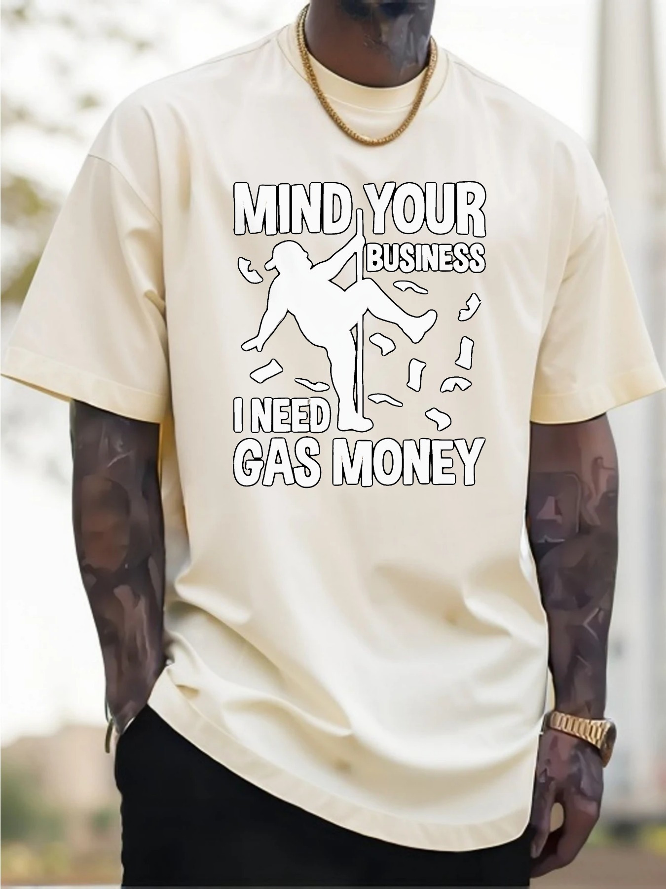Pure Cotton Men'S T-Shirt with - Tee Graphic Print avis et prix