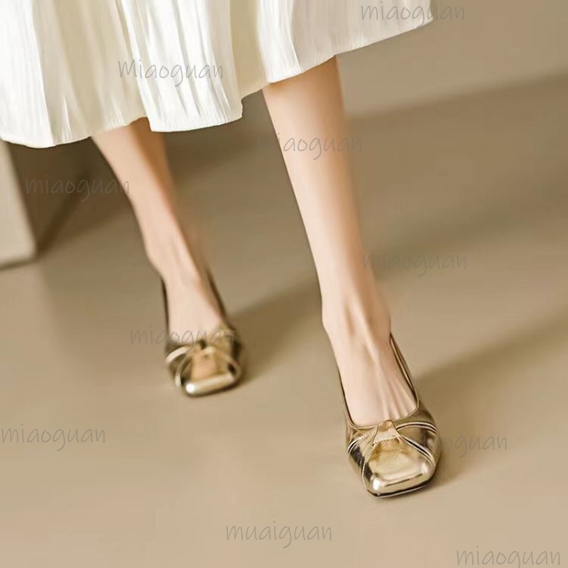 Cover Toe Low Heel Pumps Women - Casual Sandal Leather avis et prix