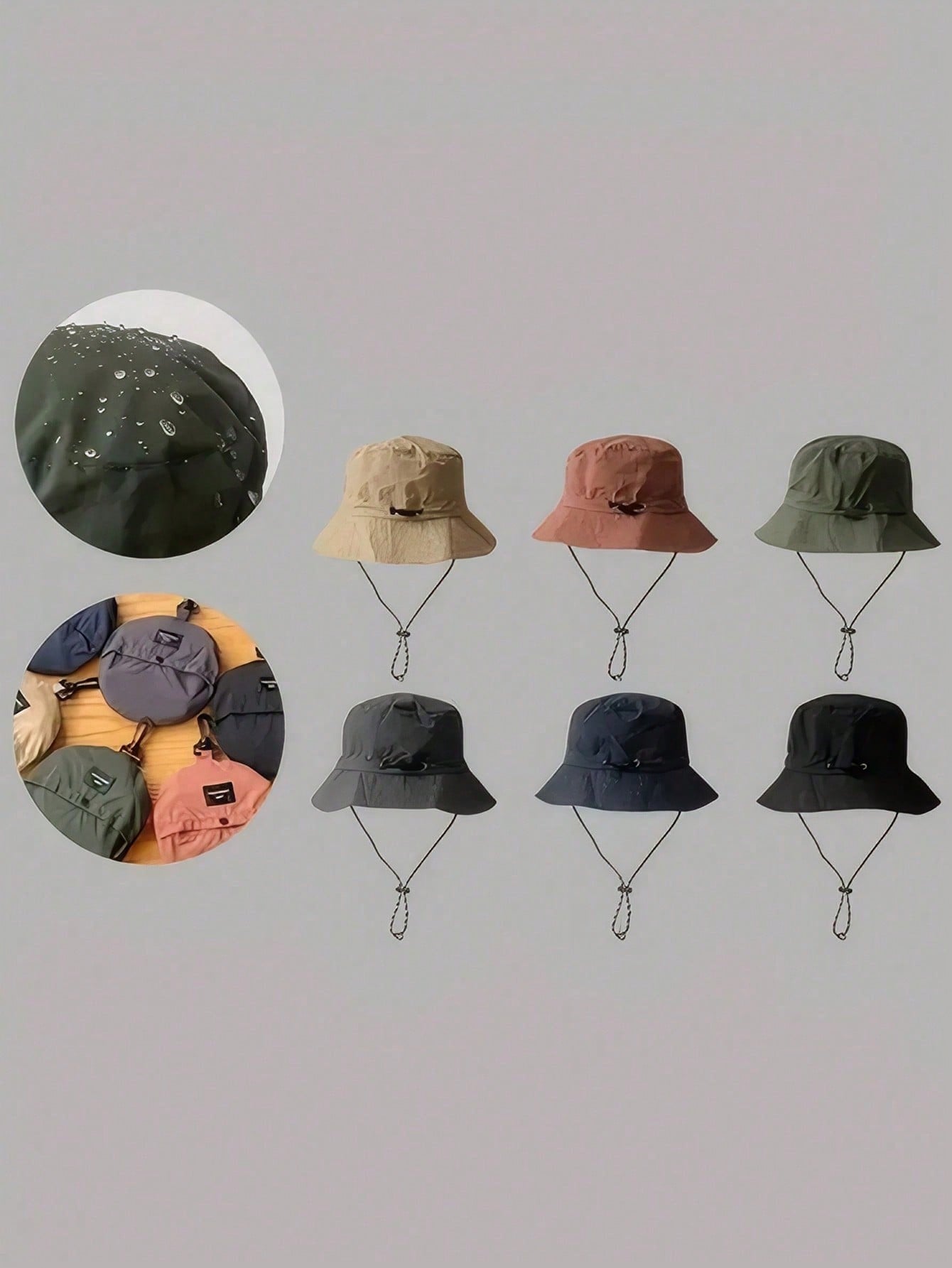 1 Pc Waterproof Bucket Hat, Fo - Packable Hat Nylon avis et prix