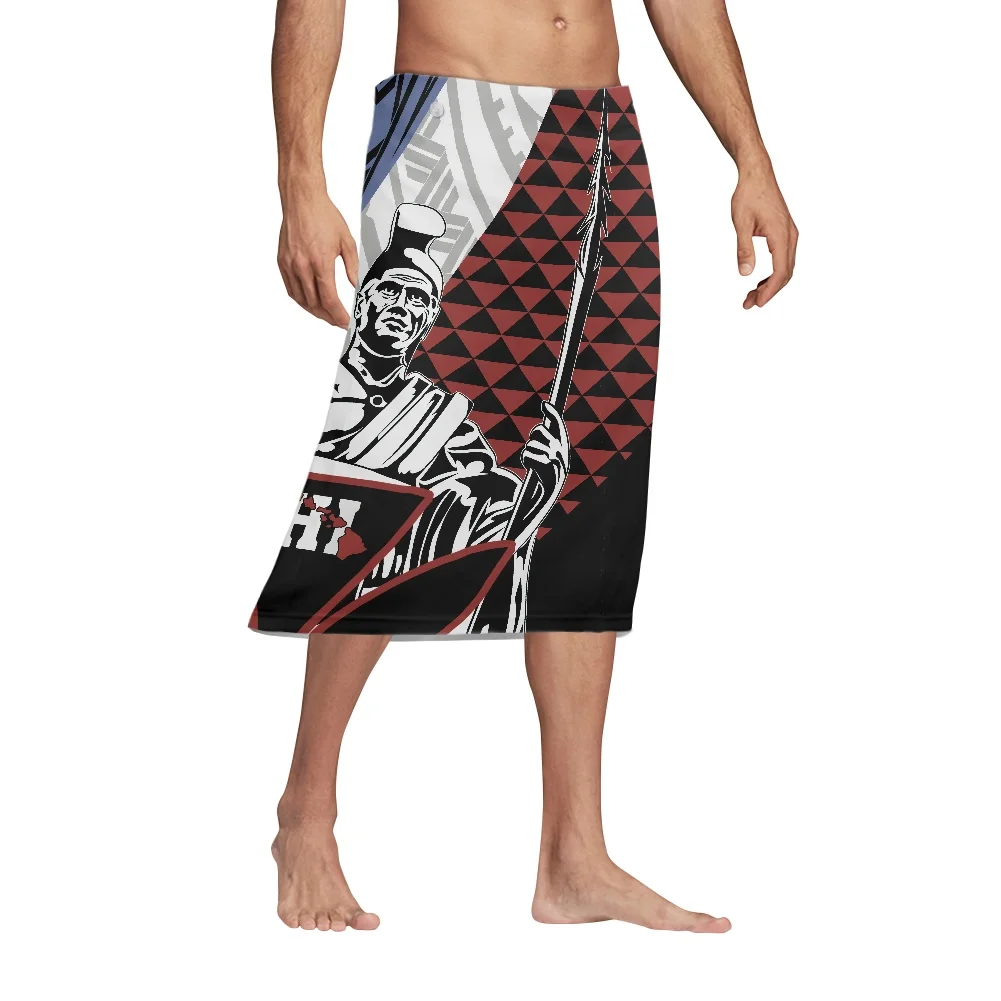 Polynesian Tribal Tattoo Print - Sarong Men Wrap avis et prix