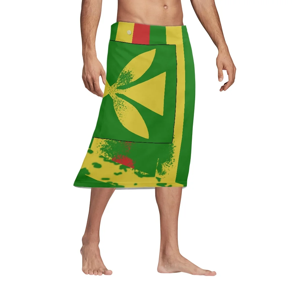Polynesian Tribal Tattoo Print - Sarong Men Wrap avis et prix