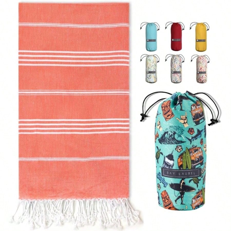 Turkish Beach Towel With Trave - Beach Towel Large avis et prix