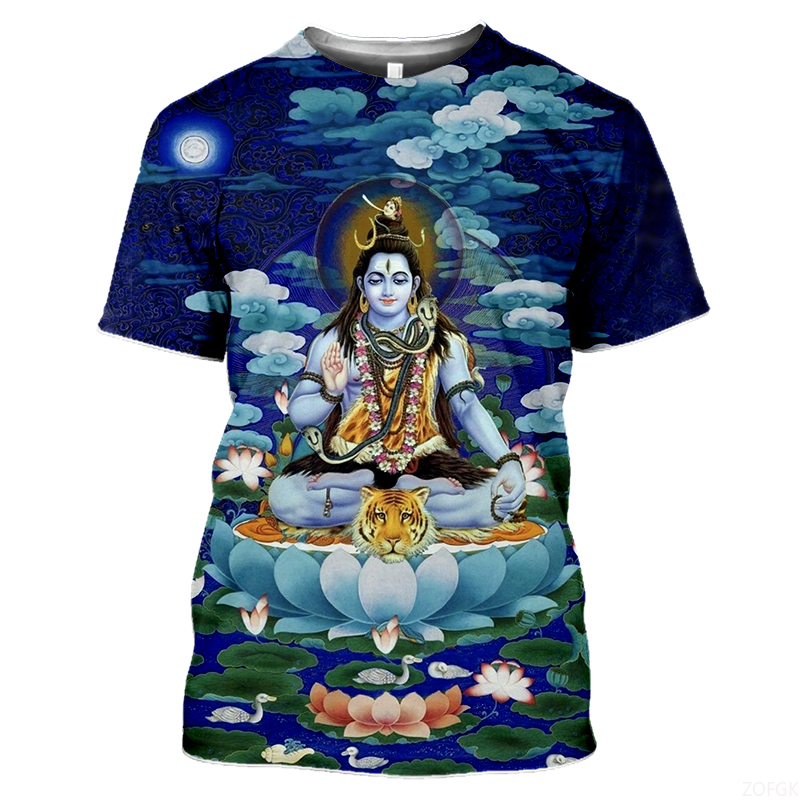 Summer Fashion Indian Deities  - Tee Graphic Print avis et prix