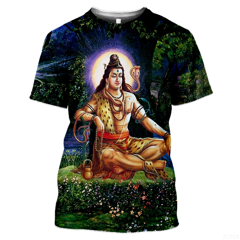 Summer Fashion Indian Deities  - Tee Graphic Print avis et prix