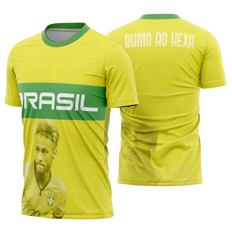 Summer Brazil Neymar No.10 Gra - Tee Graphic Print avis et prix