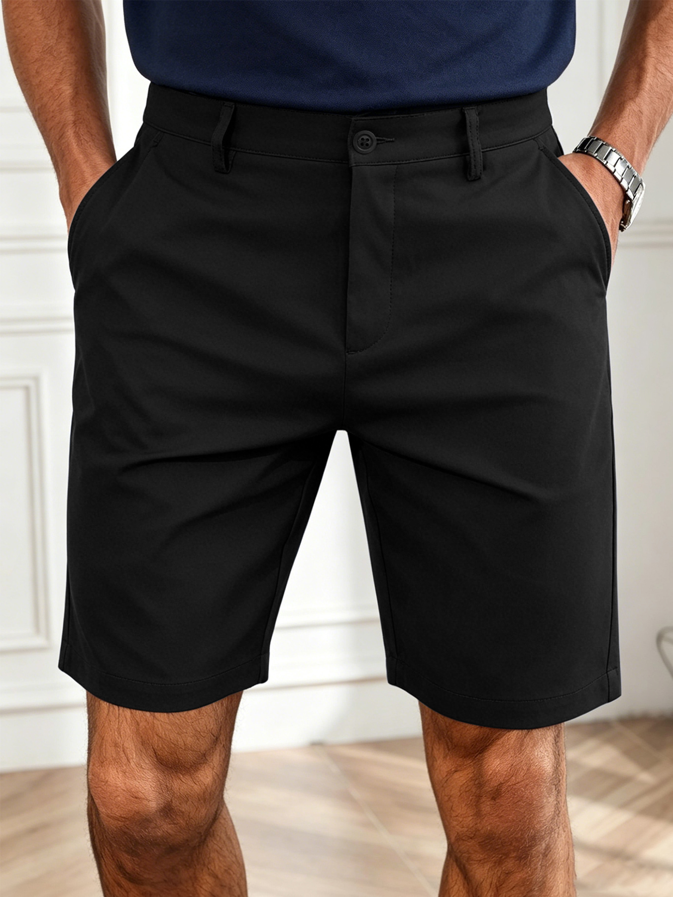 Men's Summer Stretch Chino Sho - Shorts Chino Slim avis et prix