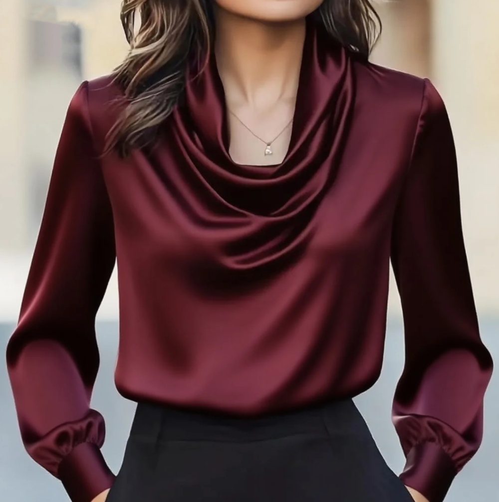 Autumn fashion elegant tempera - Shirt Camp Collar avis et prix