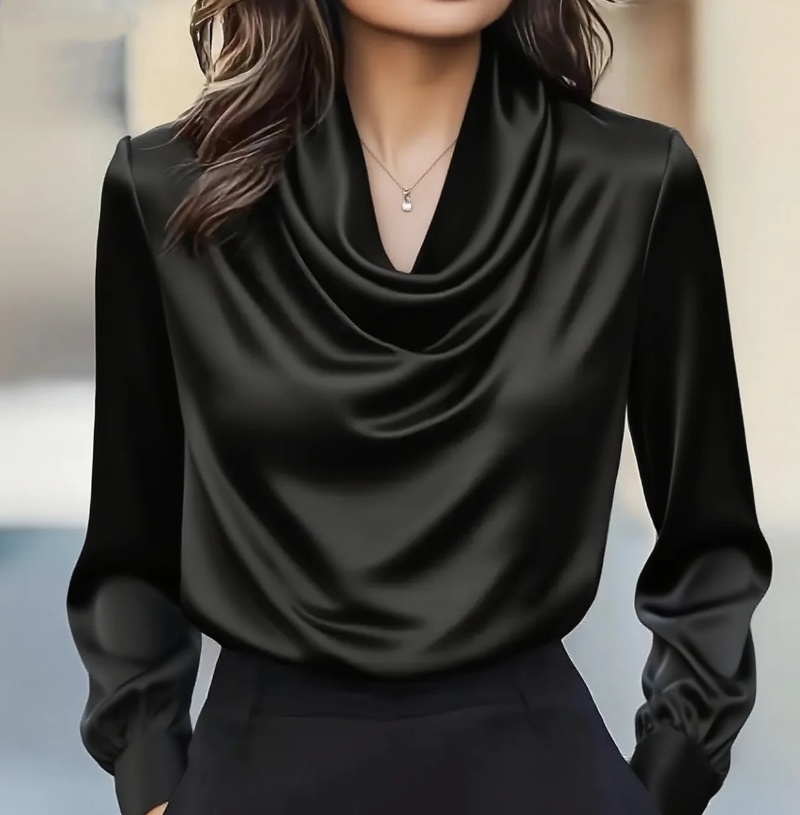 Autumn fashion elegant tempera - Shirt Camp Collar avis et prix