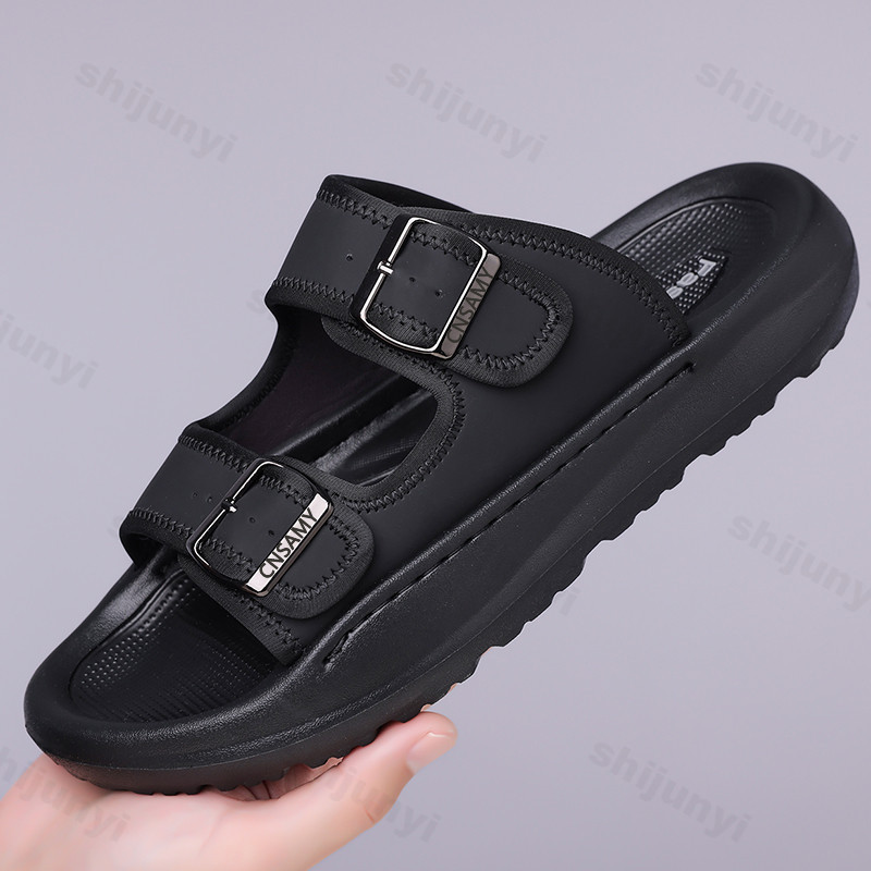 Men's Slippers 2025 Summer Bre - Flip Flop Leather Men avis et prix