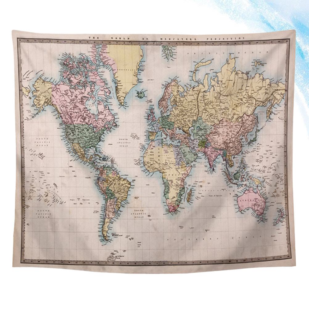 World Map Tapestry Bedroom Dec - Beach Towel Large avis et prix