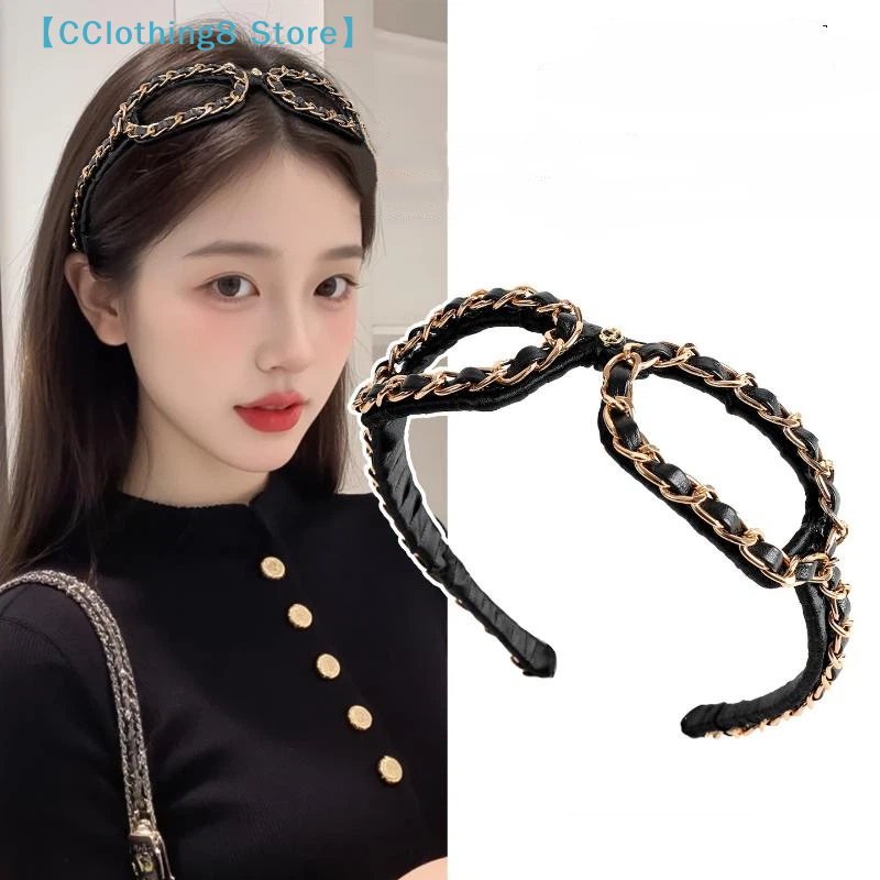 Vintage Chain Leather Headband - Sunglass Retainer Cord avis et prix